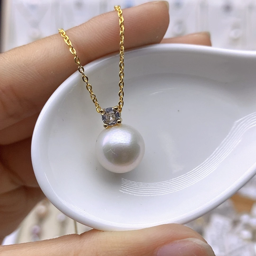 淡水珍珠未镶嵌吊坠(赠链)