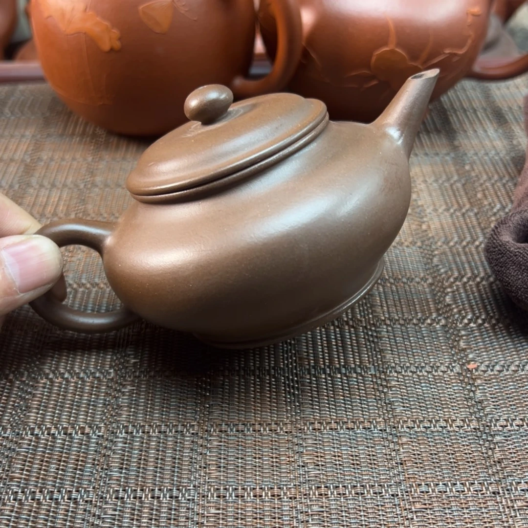 茶壶紫砂宜兴原矿紫砂壶230毫升容量