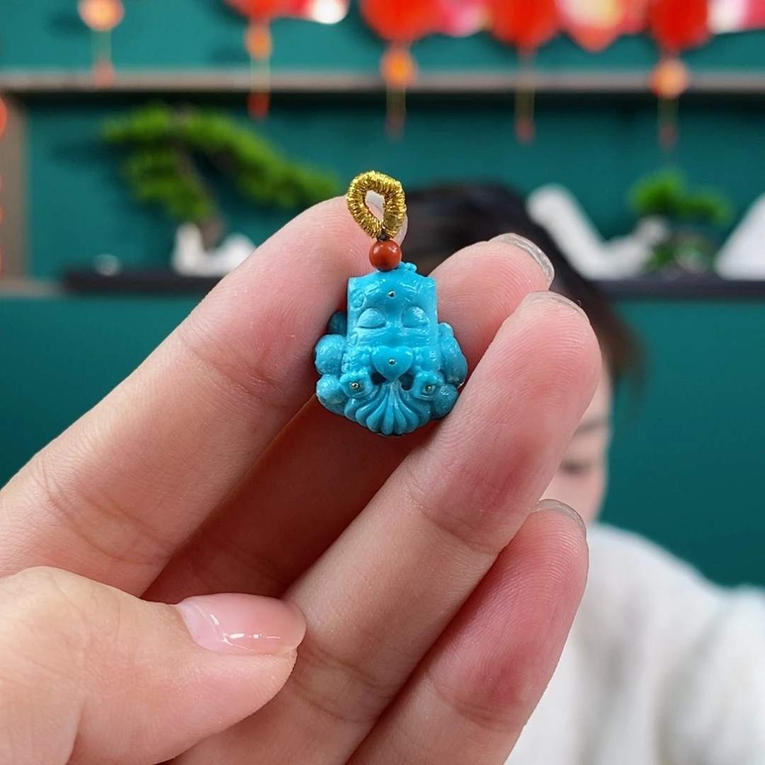 绿松石珠宝奇石未镶嵌