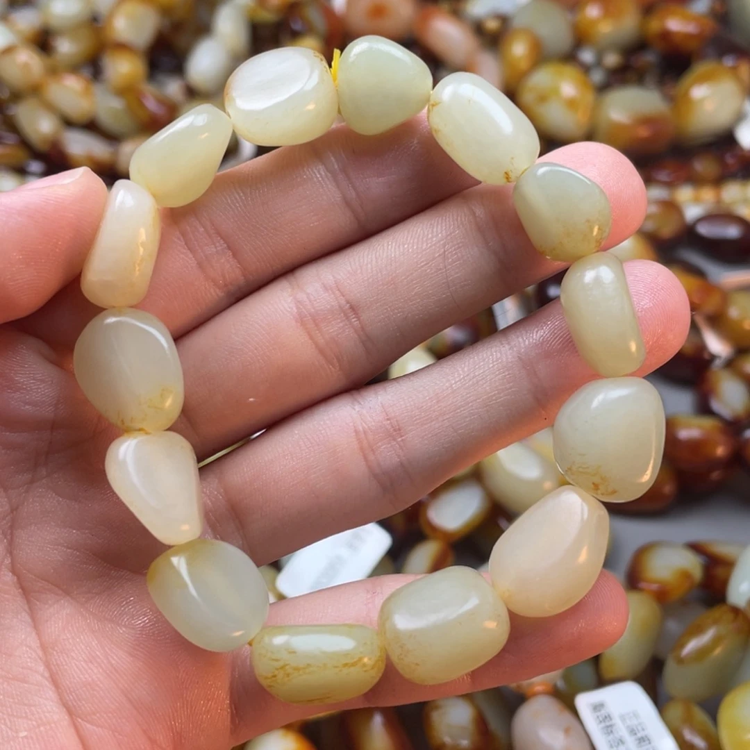 手链未镶嵌和田玉心****风