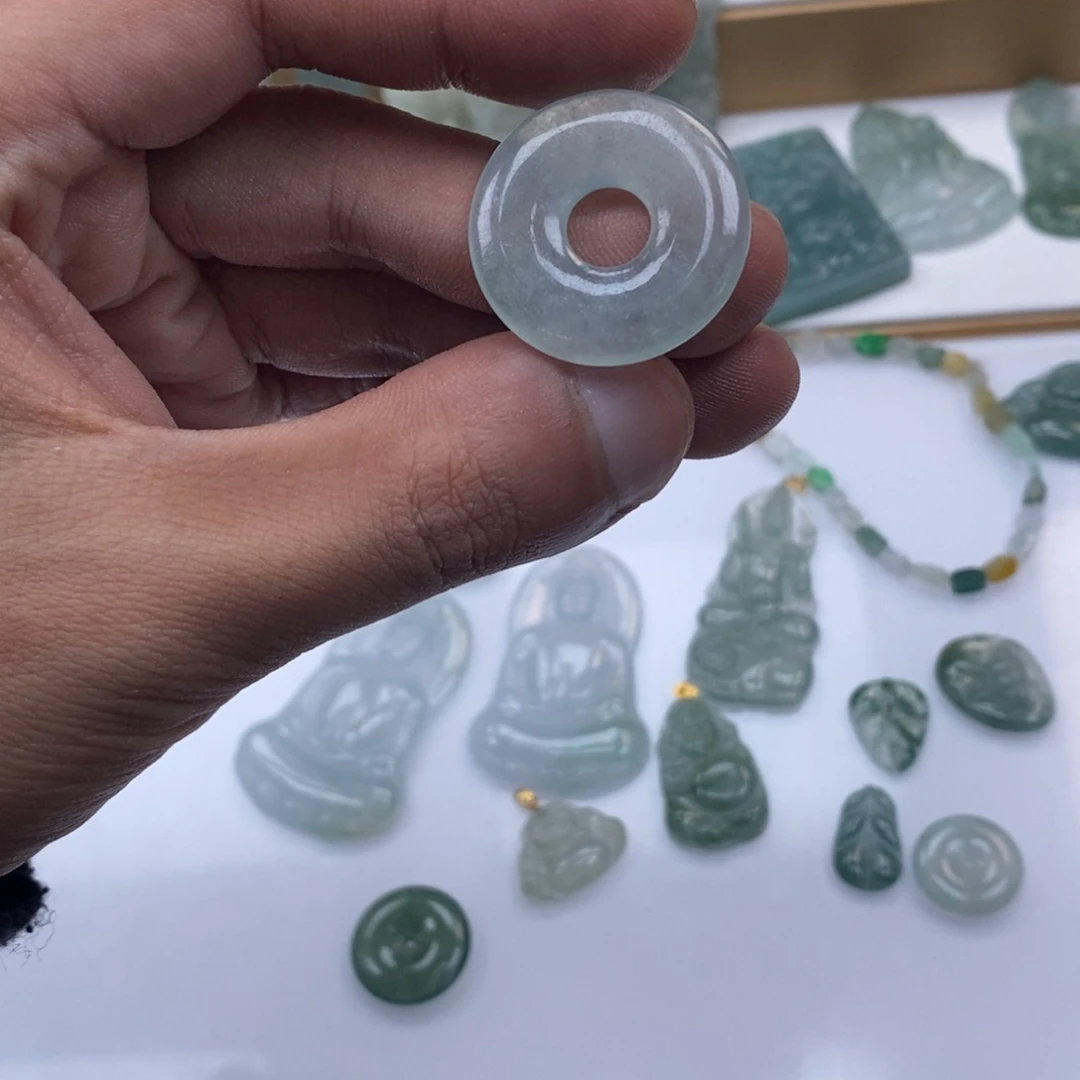 翡翠未镶嵌手链天然a货翡翠78