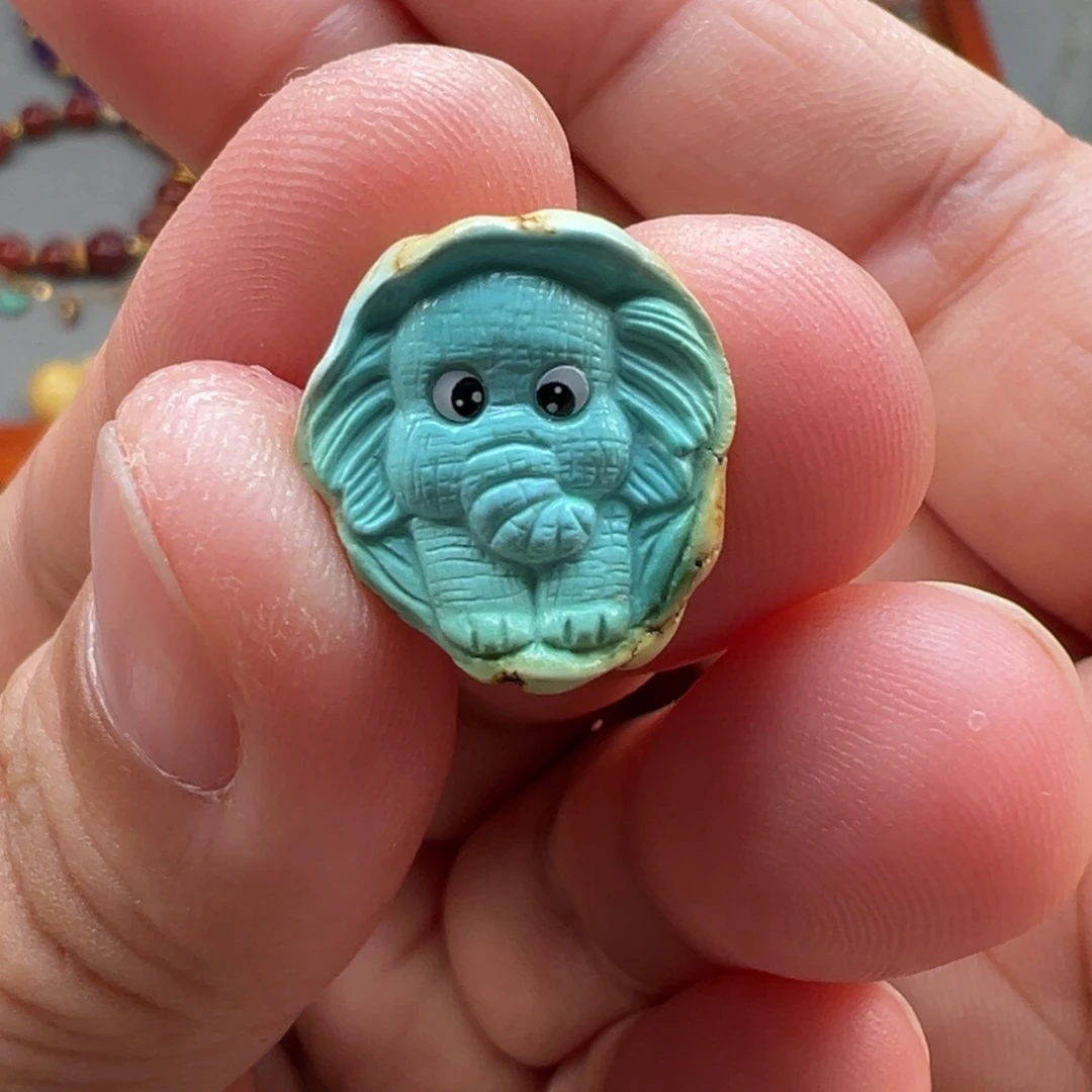 绿松石未镶嵌吊坠(不含链)