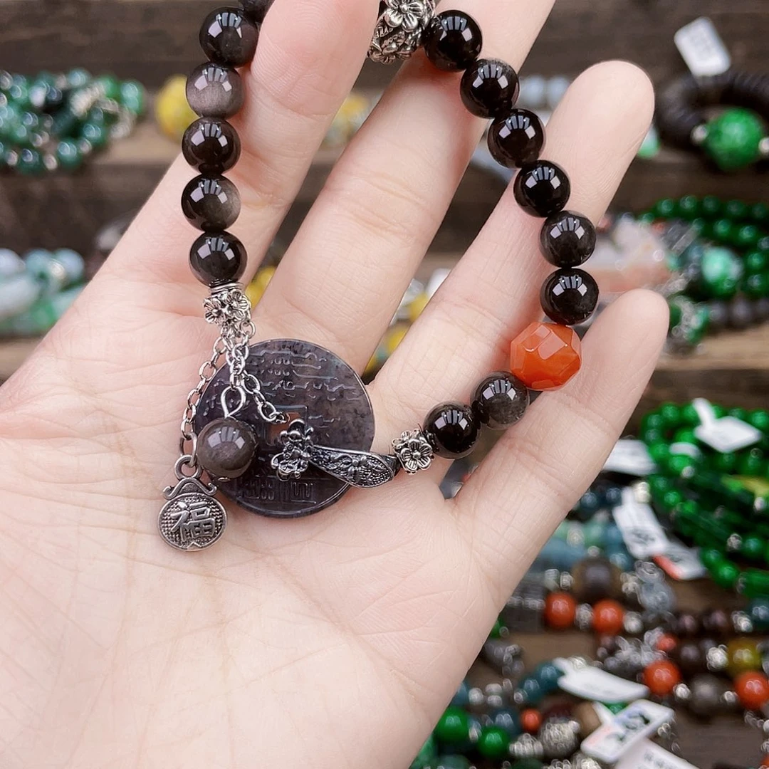 未镶嵌手链翡翠手链