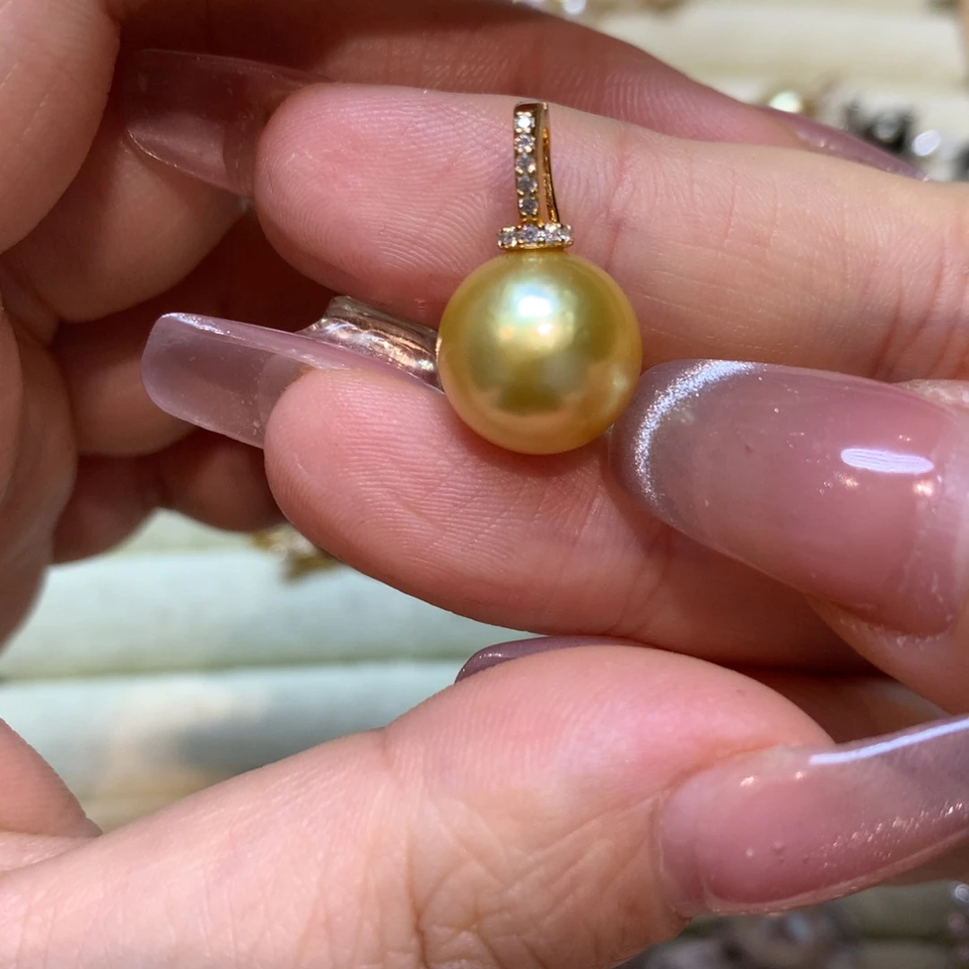 海水珍珠颈饰银S925镶嵌