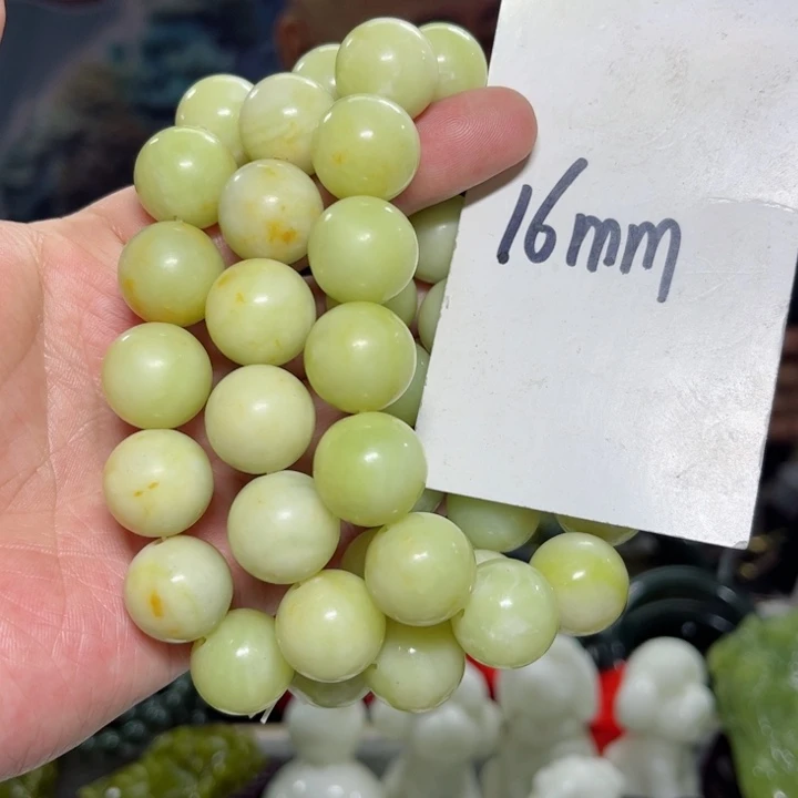 蛇纹石玉手串多样性发货未镶嵌