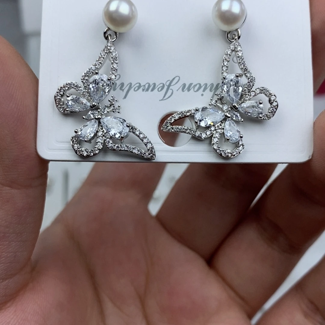 未镶嵌淡水珍珠耳饰