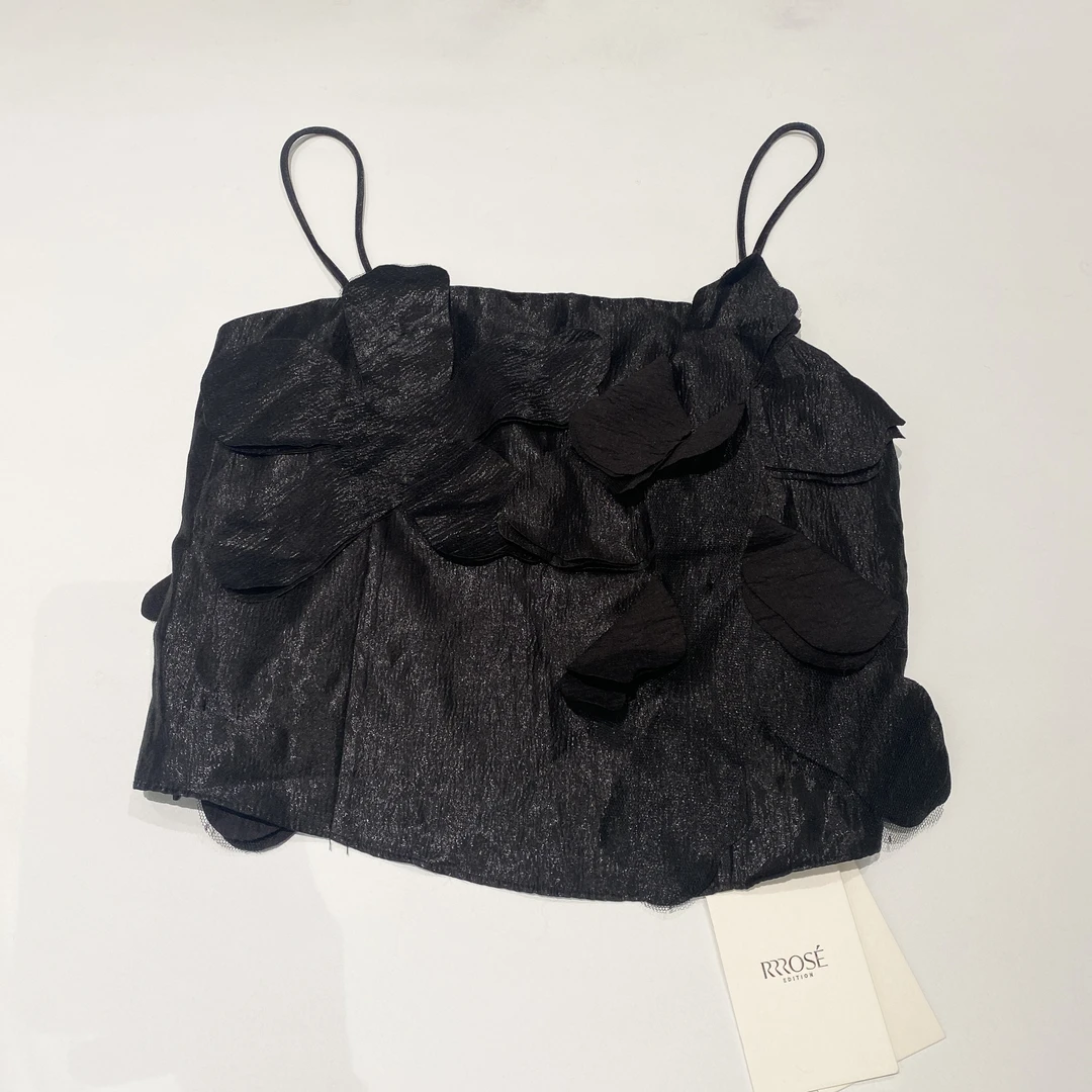 RRROSE立体花朵装饰吊带