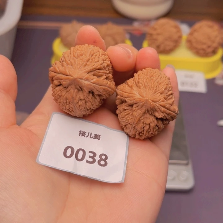 文玩核桃把件大蒜头34尺0038