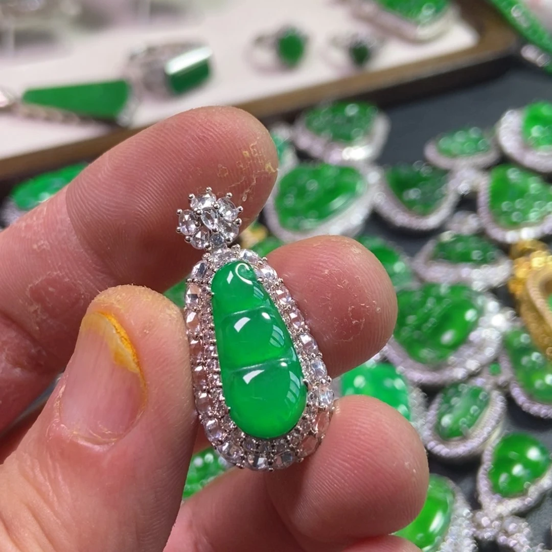 翡翠未镶嵌吊坠(不含链)314吊坠