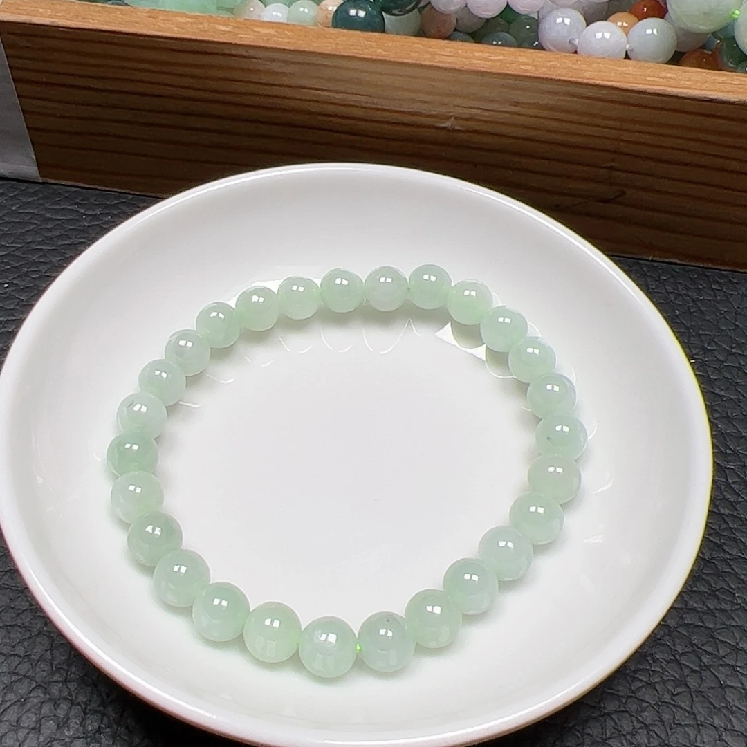 【闪购商品】未镶嵌手链翡翠微**卡7