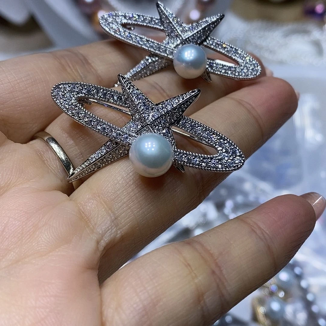 淡水珍珠耳钉未镶嵌