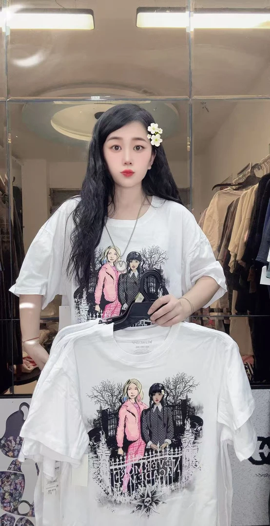 外贸高品质男女同款纯棉T恤888（冲销量）