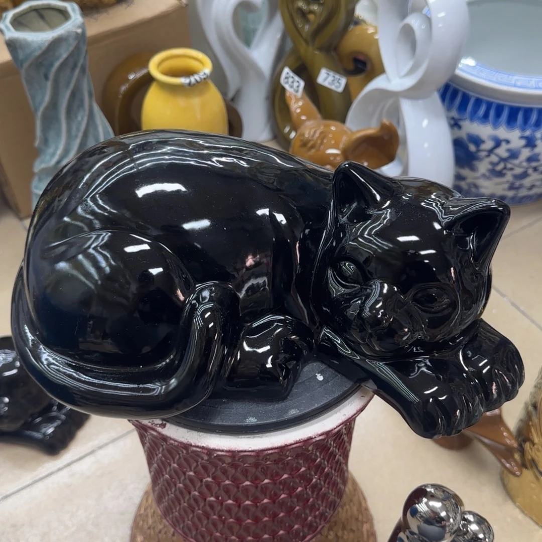 瓷片陶瓷工艺花瓶摆件