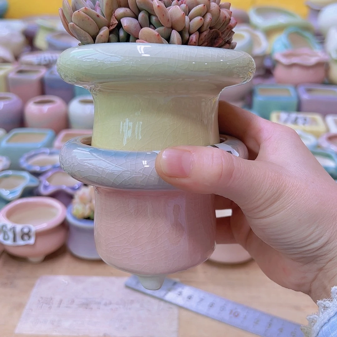 陶瓷花盆当场满12包邮