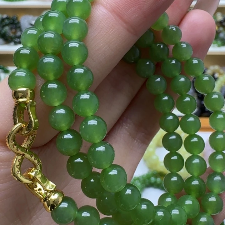 和田玉未镶嵌手链