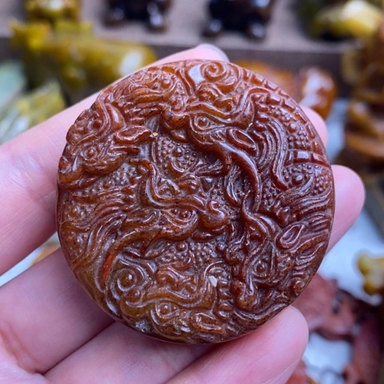 蛇纹石玉未镶嵌颈饰92