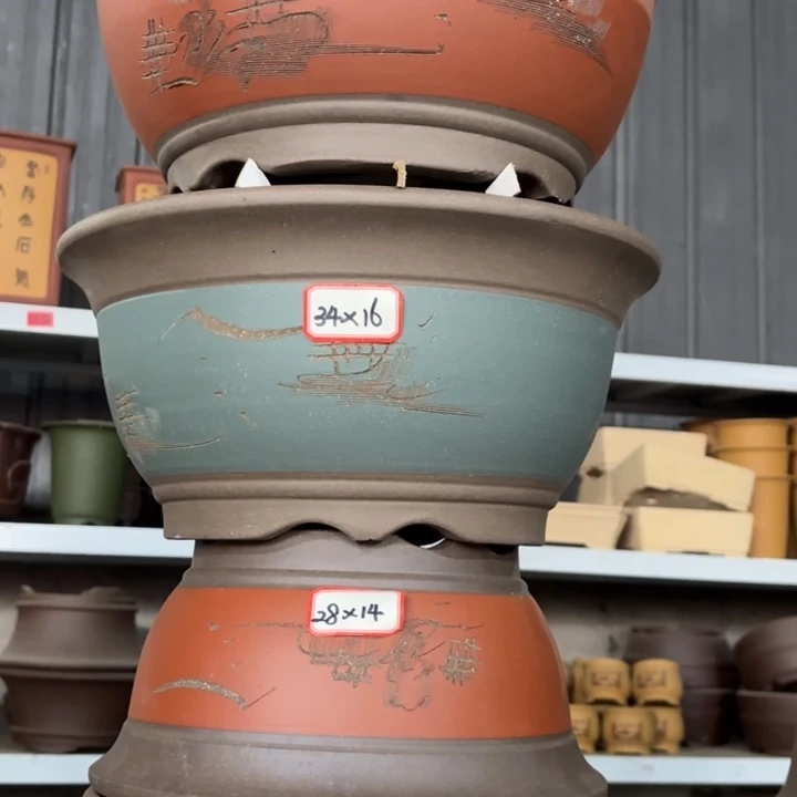 花盆紫砂100-4。