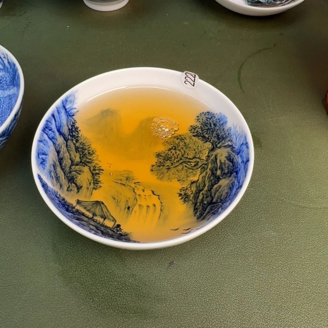 瓷景德镇纯手绘茶具圆圆222