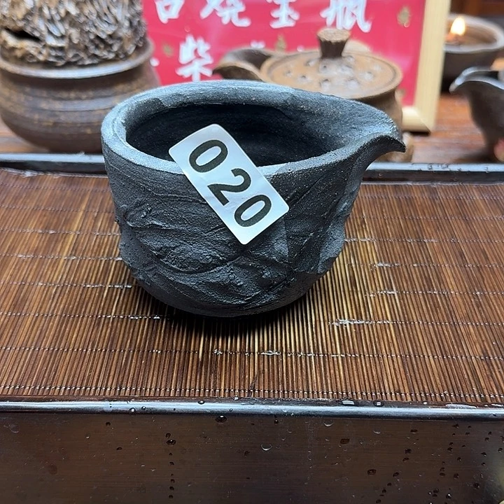 纯手工制作粗陶茶具