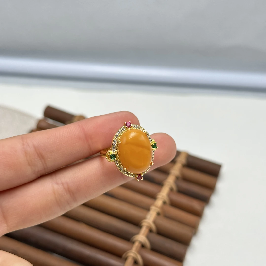 AC3 琥珀蜜蜡戒指