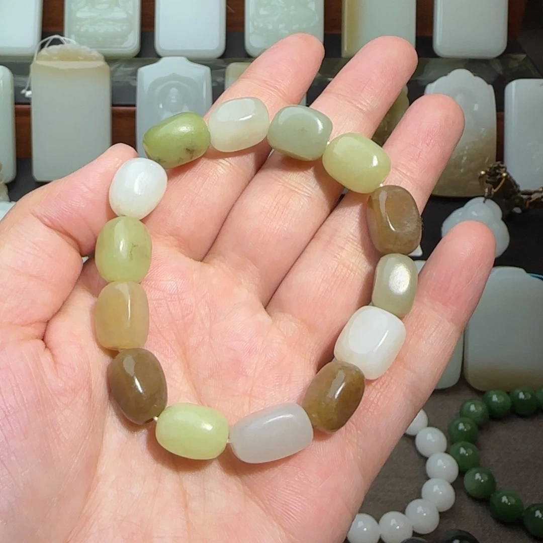 和田玉手链未镶嵌