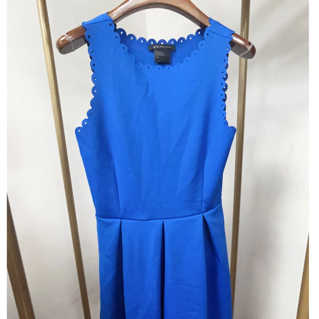 蓝色 背心连衣裙短袖拼接长裙 【618 直播间 专属福利】秒杀款 s