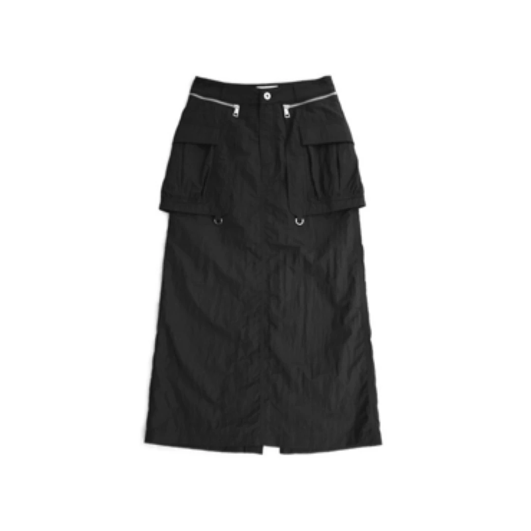 MANZANILLA设计师品牌 25春夏新款 假两件工装裙