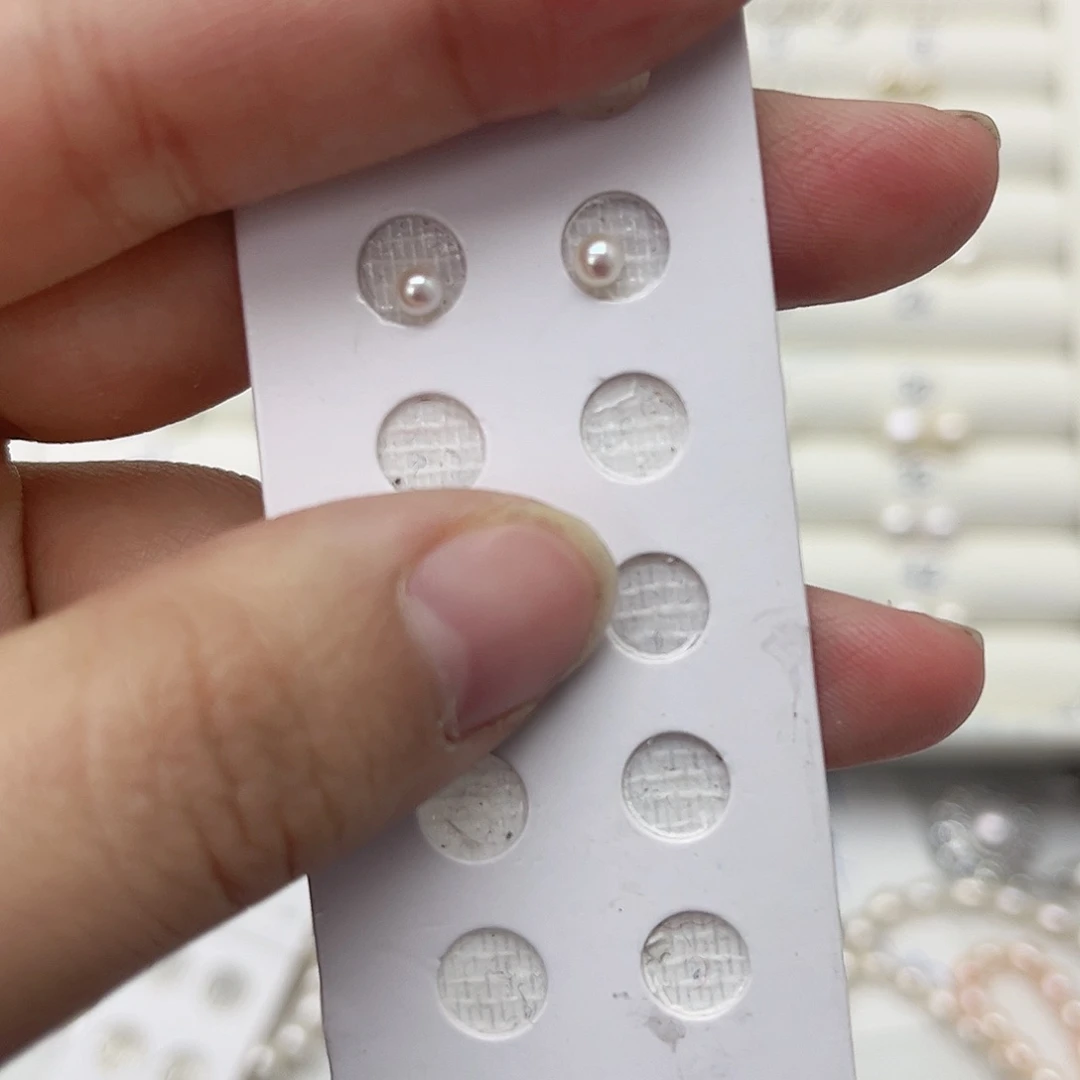 淡水珍珠耳饰银S925镶嵌?**榴