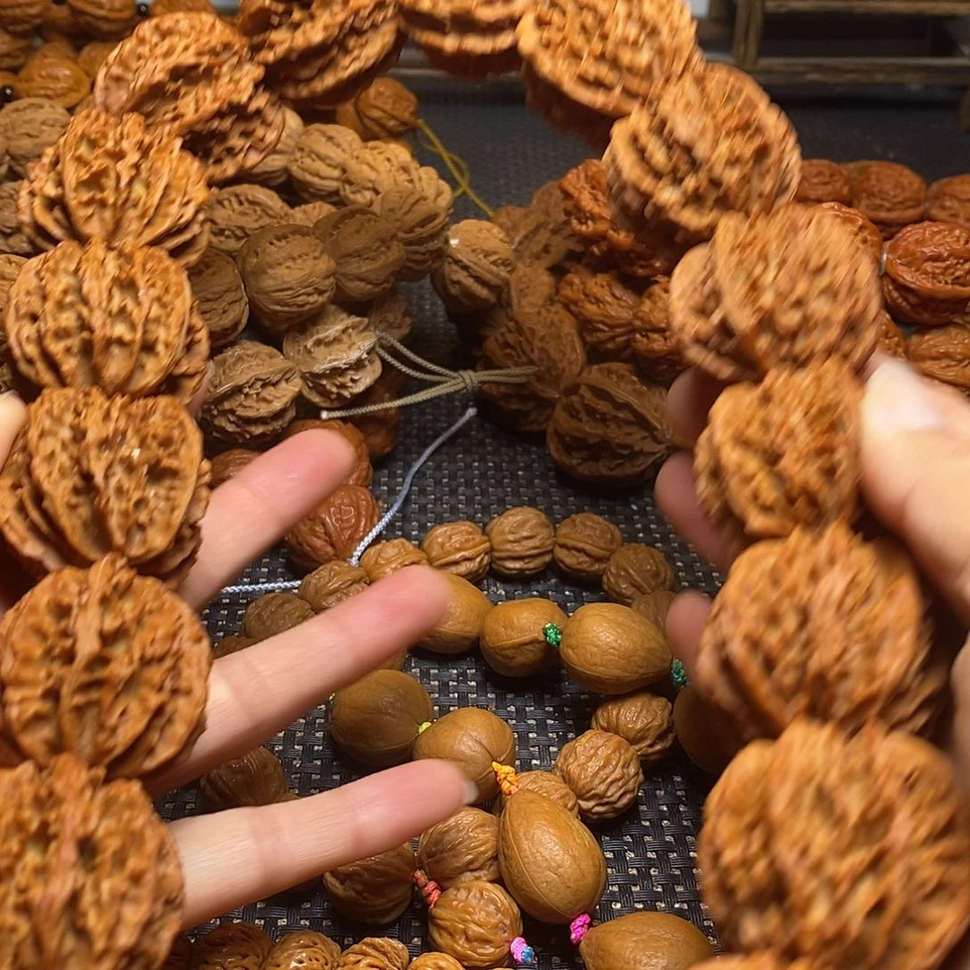 文玩核桃手串粗筋麻花手持