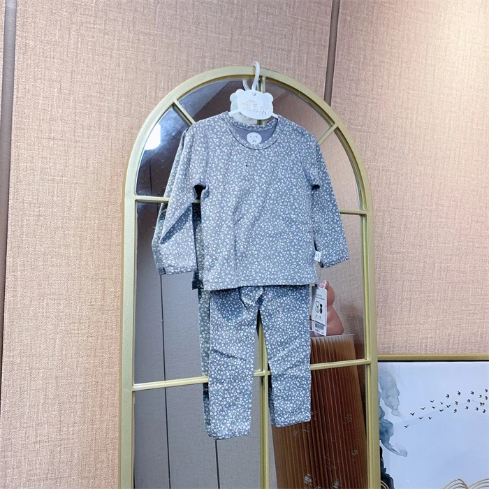 AJ091    宝宝灰色秋衣套装