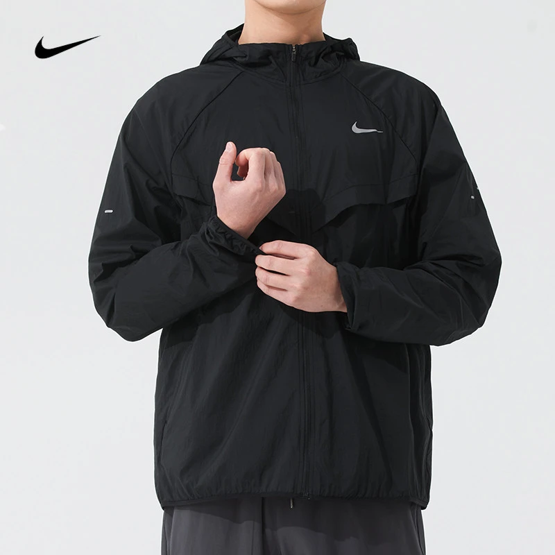 Nike耐克官方正品男装运动外套2025新款拒水跑步夹克防晒衣皮肤衣