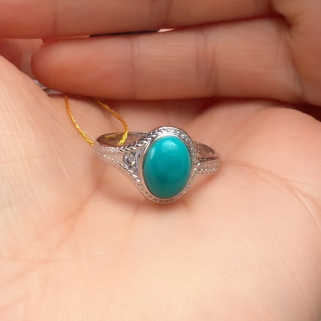 绿松石未镶嵌戒指