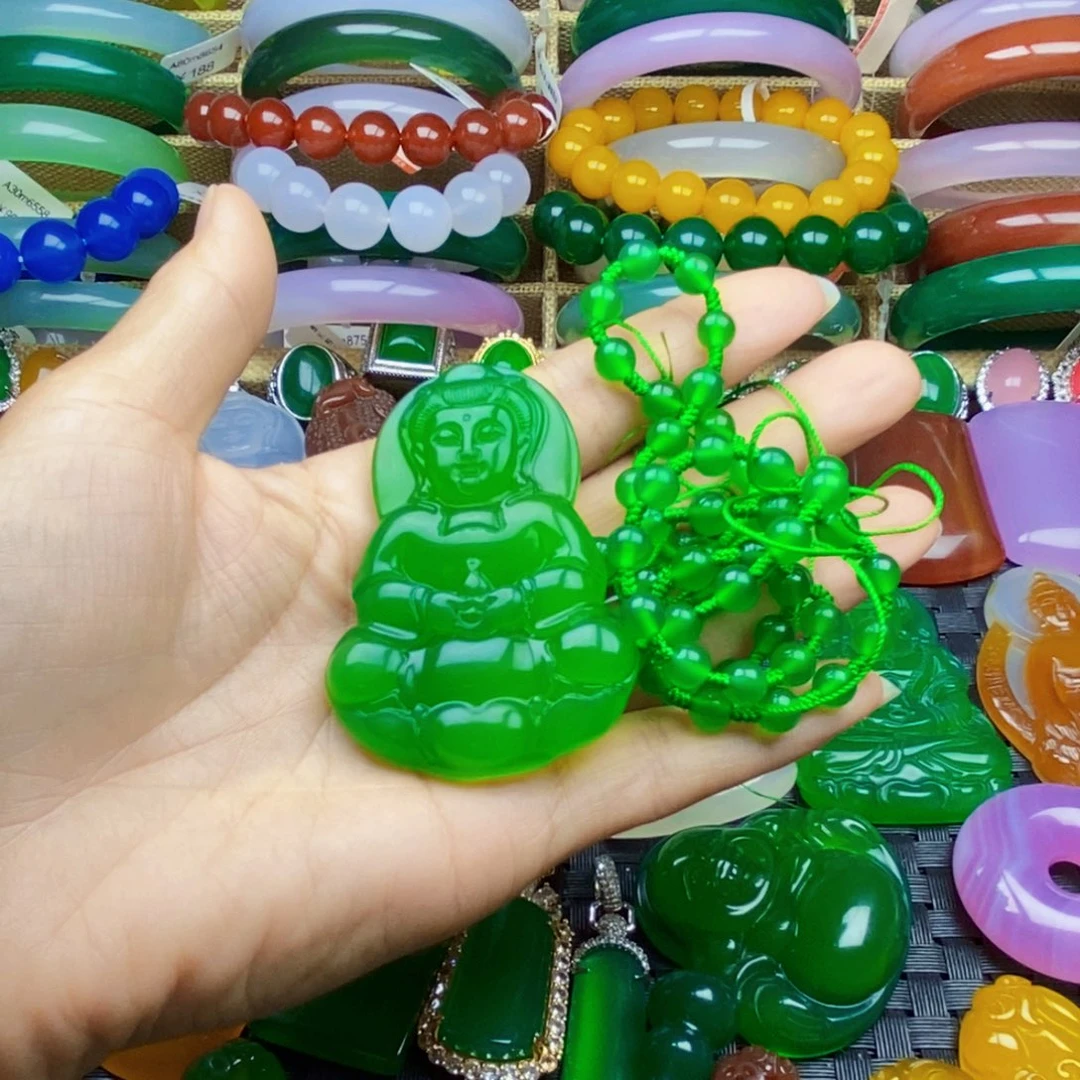 玛瑙/玉髓未镶嵌颈饰教***1