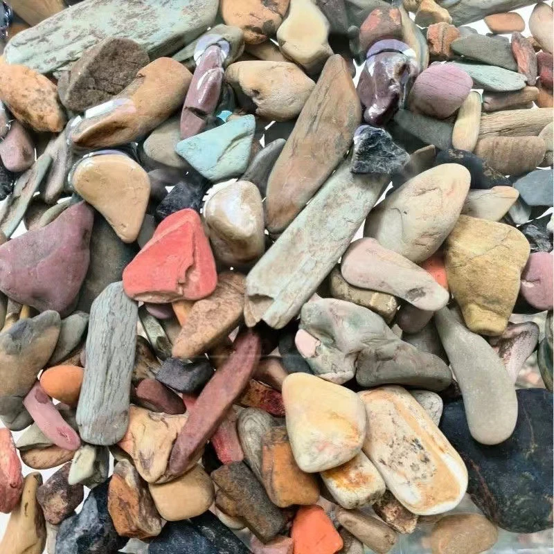 溪流石鱼缸底砂溪流乌龟缸假山造景石沙水族箱铺底溪流石沙松皮石