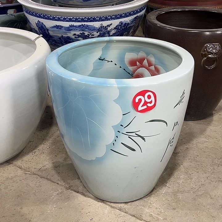 漫***景德镇陶瓷鱼缸艺术