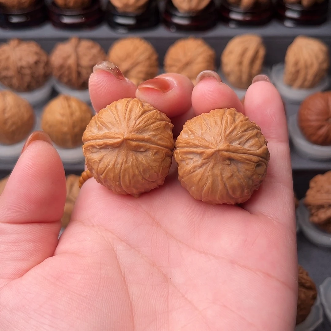 文玩核桃把件精品肉包小手捻