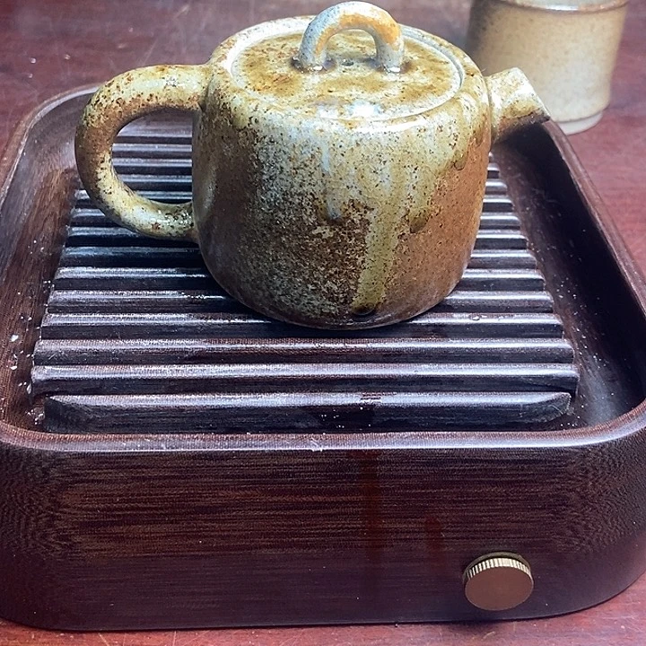 紫砂茶壶柴烧紫砂