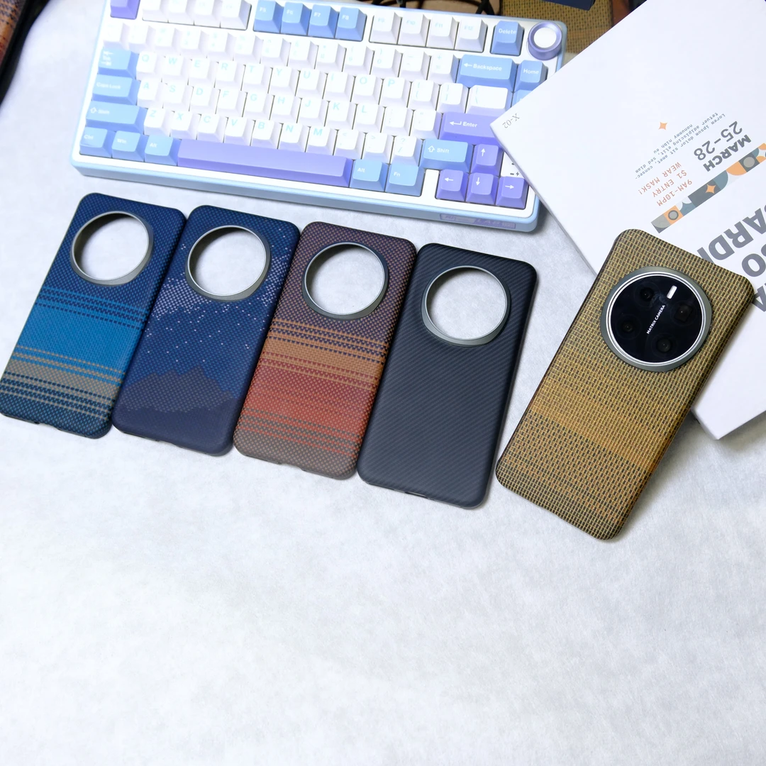 适用于荣耀Magic7/Magic7 pro凯夫拉磁吸裸机手感防摔商务手机壳