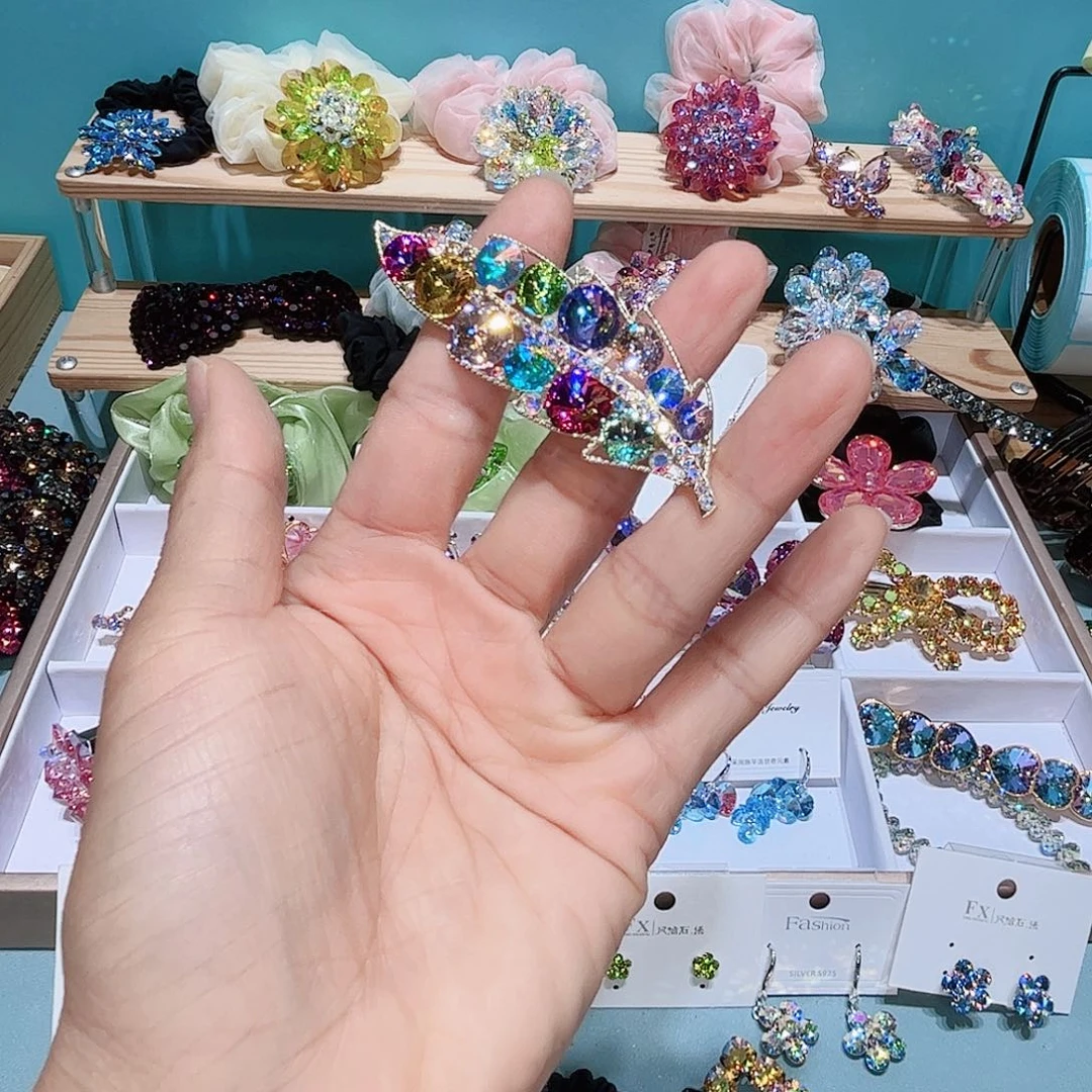 布艺铁合金耳钉的