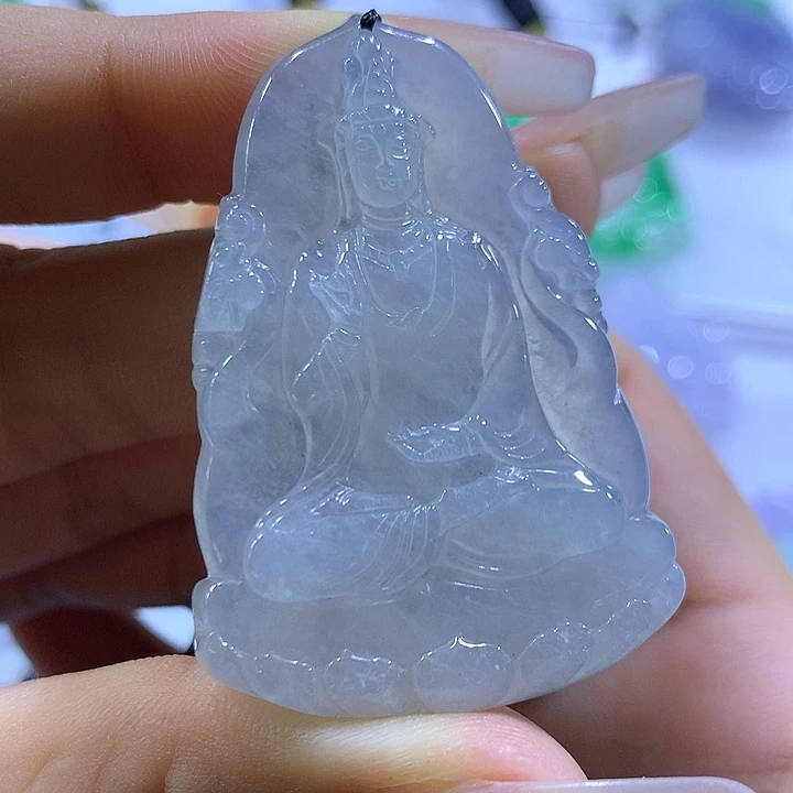 翡翠未镶嵌颈饰天然翡翠A货吊坠