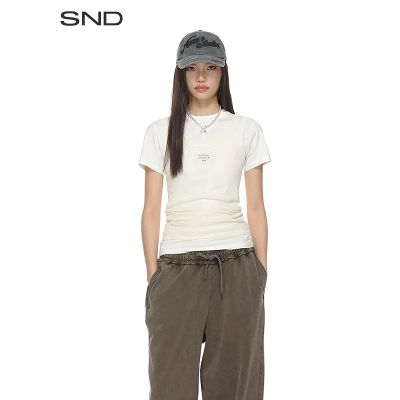 【SNDACNE STUDIOS 设计师品牌】SND SS25 叠搭背心T恤