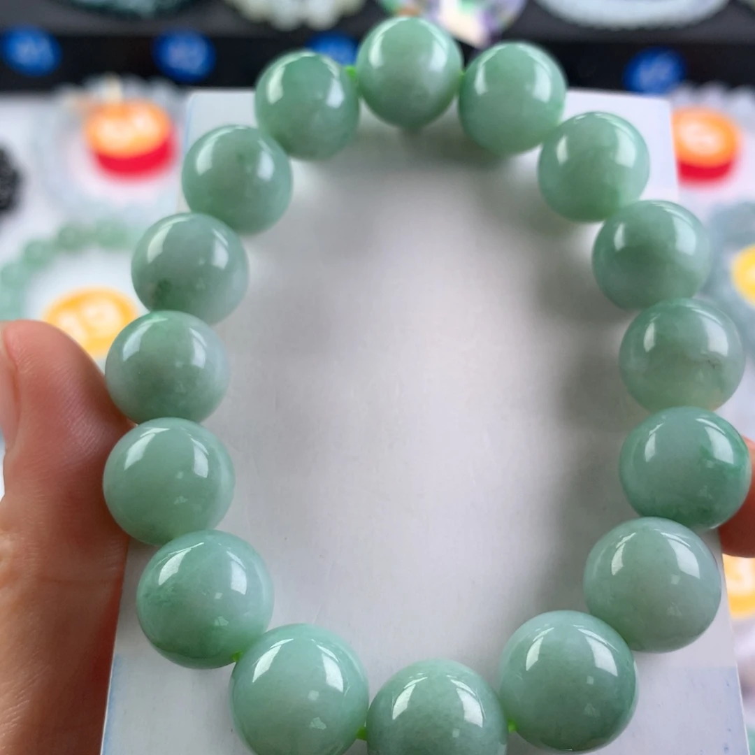 翡翠未镶嵌手链卡13