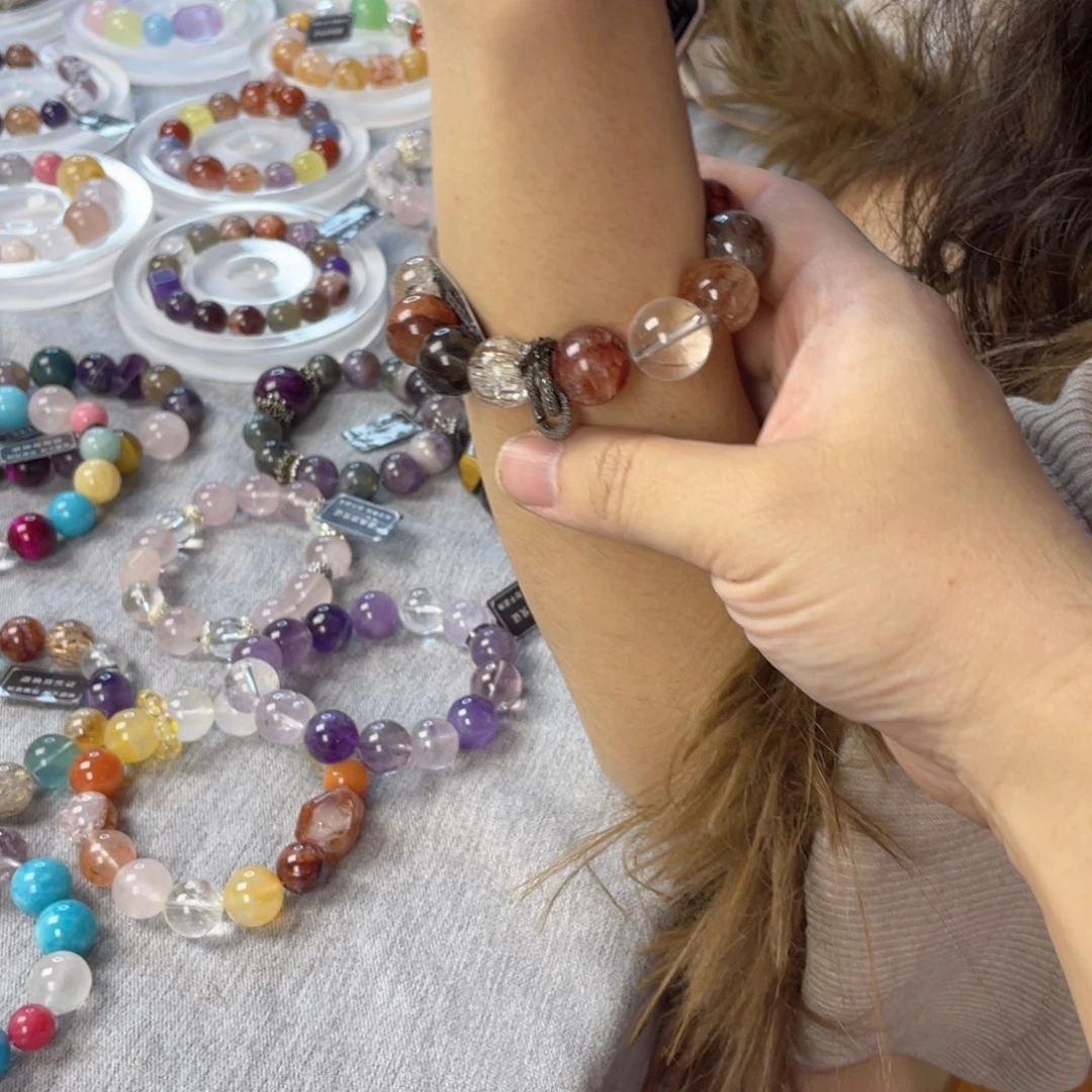 手链银S925镶嵌水晶