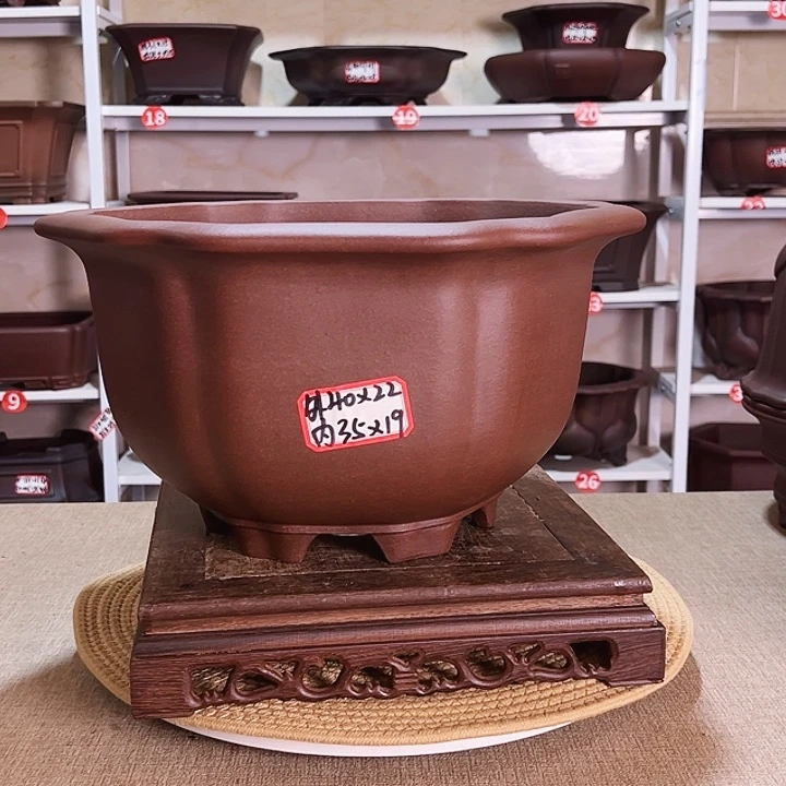 紫砂花盆紫砂花盆