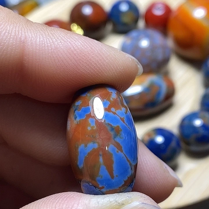 清***伴玛瑙/玉髓未镶嵌颈饰