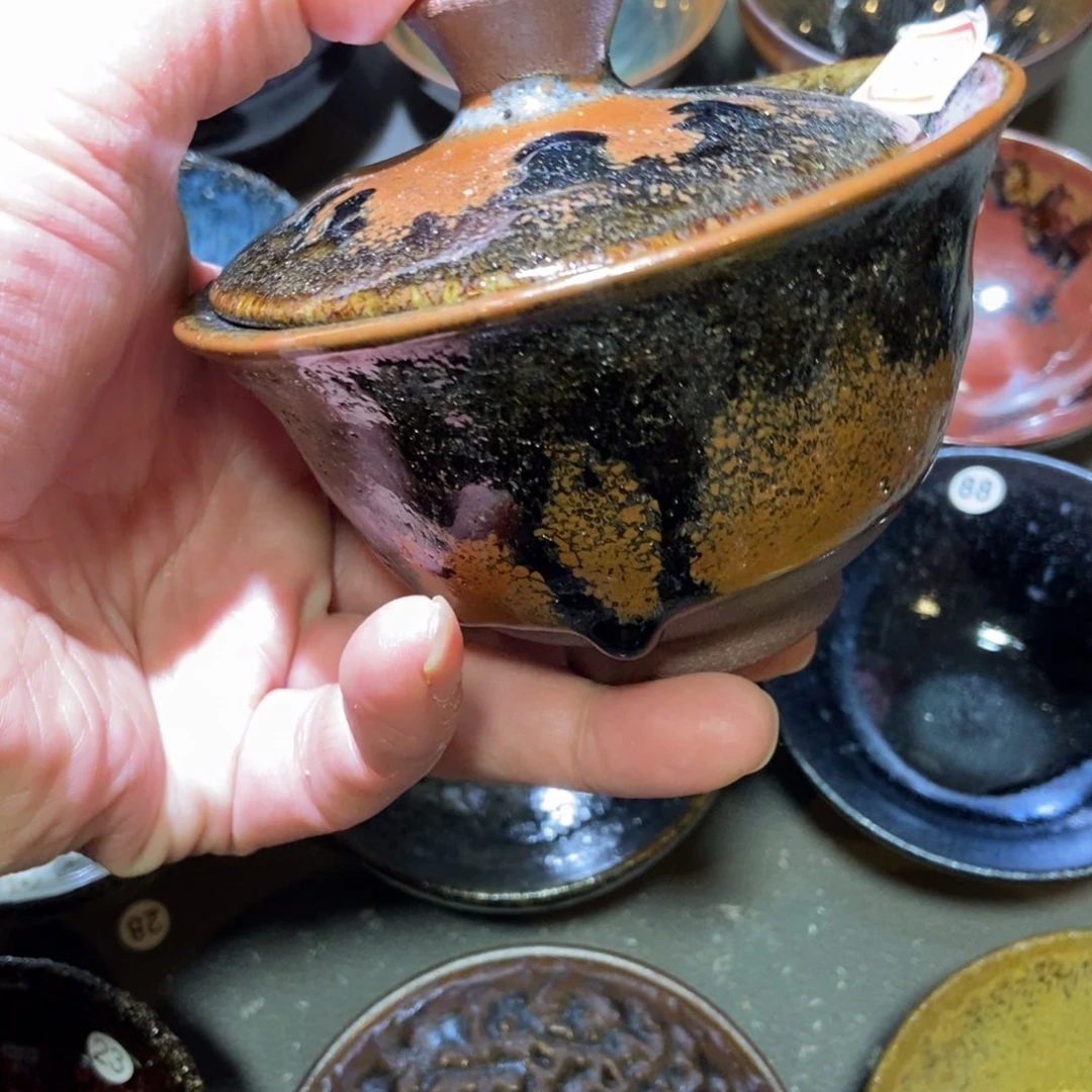 茶盏27 建窑建盏龙窑柴烧