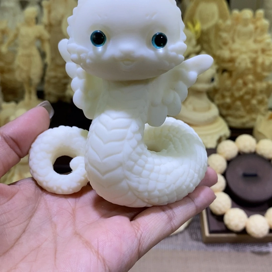 菩提根/象牙果把件象牙果飞黄腾达灵蛇