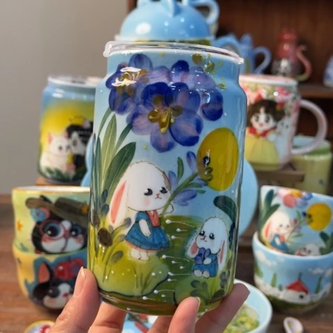 炉景德镇釉下手绘陶瓷