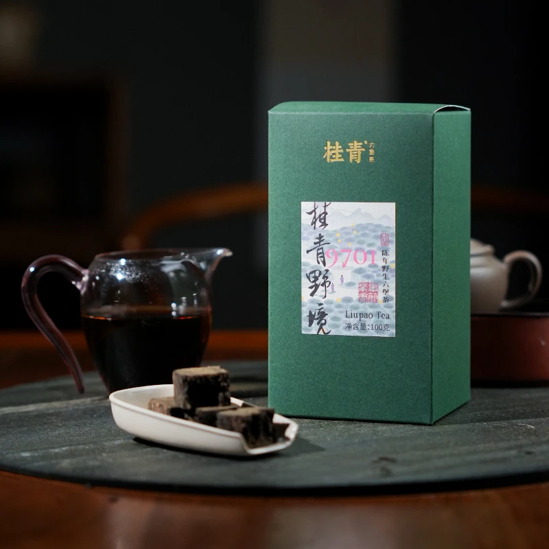 【9701野生茶】六堡茶荒野茶黑茶小师姐评茶612