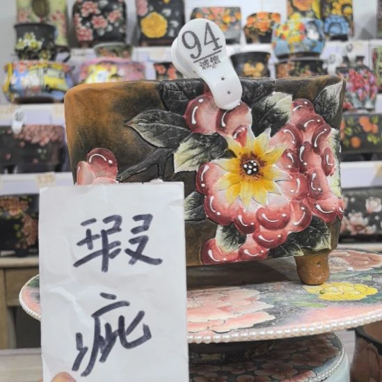 红泥花盆景德镇花盆景德镇花盆